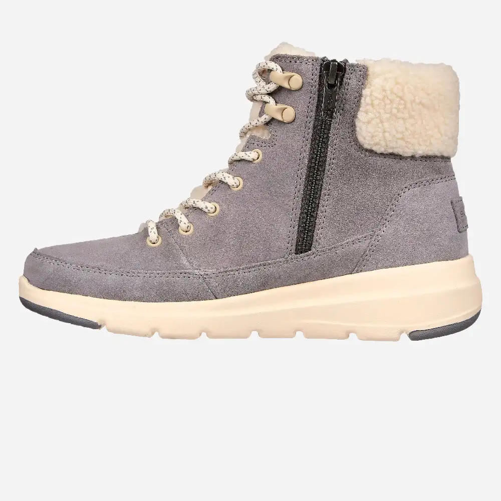 Женские ботинки зимние Skechers - 16677-GRY