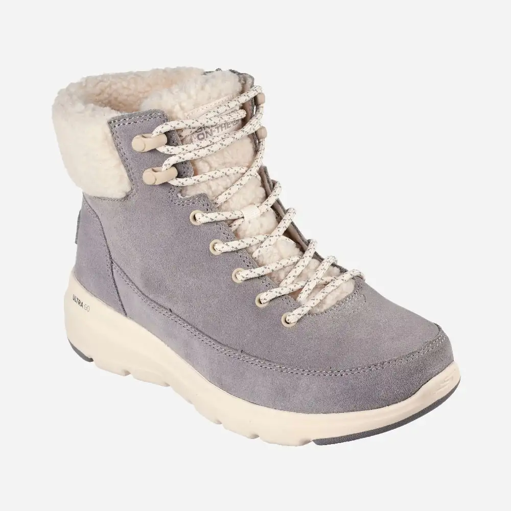 Женские ботинки зимние Skechers - 16677-GRY