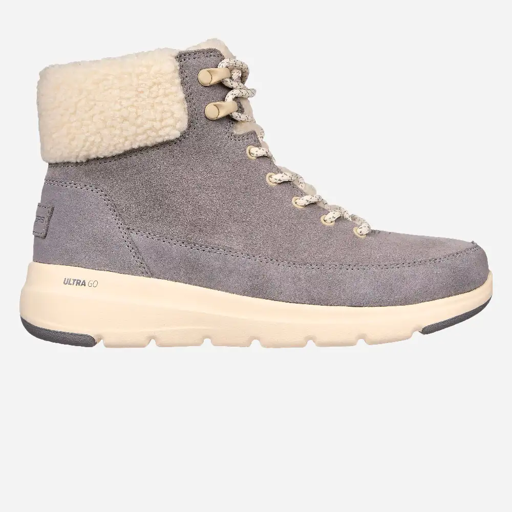 Женские ботинки зимние Skechers - 16677-GRY