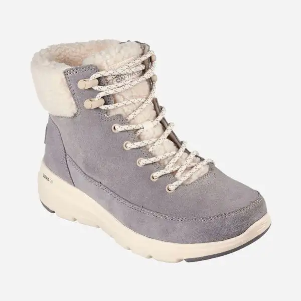 Женские ботинки зимние Skechers - 16677-GRY