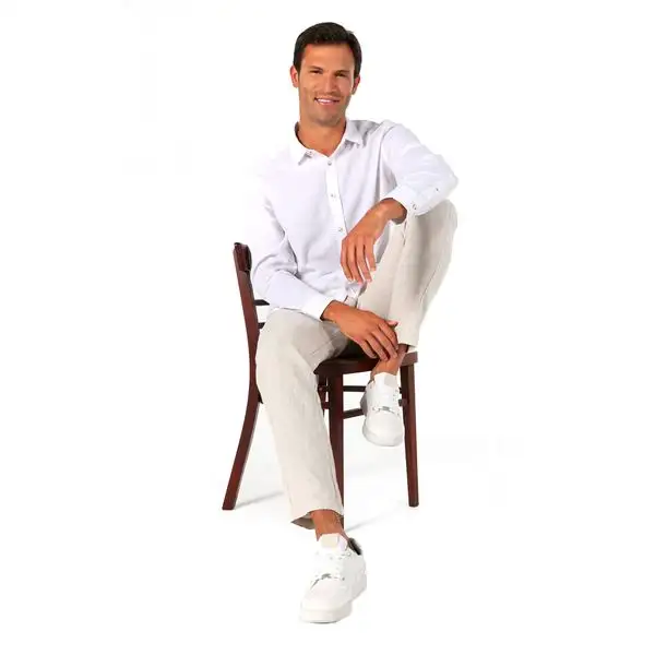 Мужские брюки прямого кроя